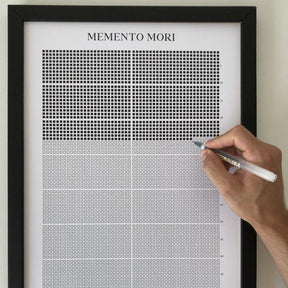 Memento Mori Life Calendar (FRAMED)