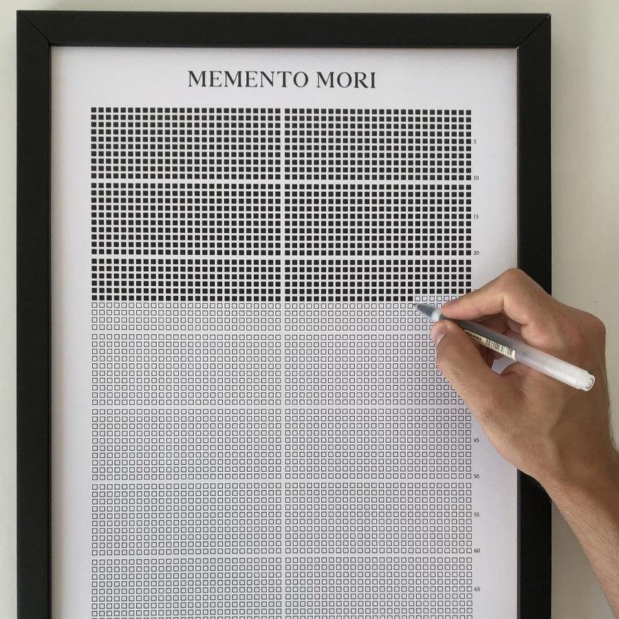 Memento Mori Life Calendar (FRAMED)