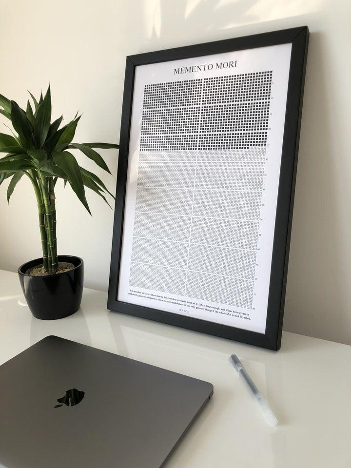 Memento Mori Life Calendar (FRAMED)