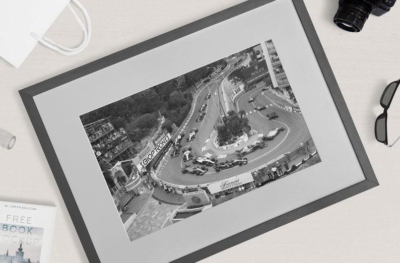 F1 Monaco Grand Prix Vintage Photo | Poster