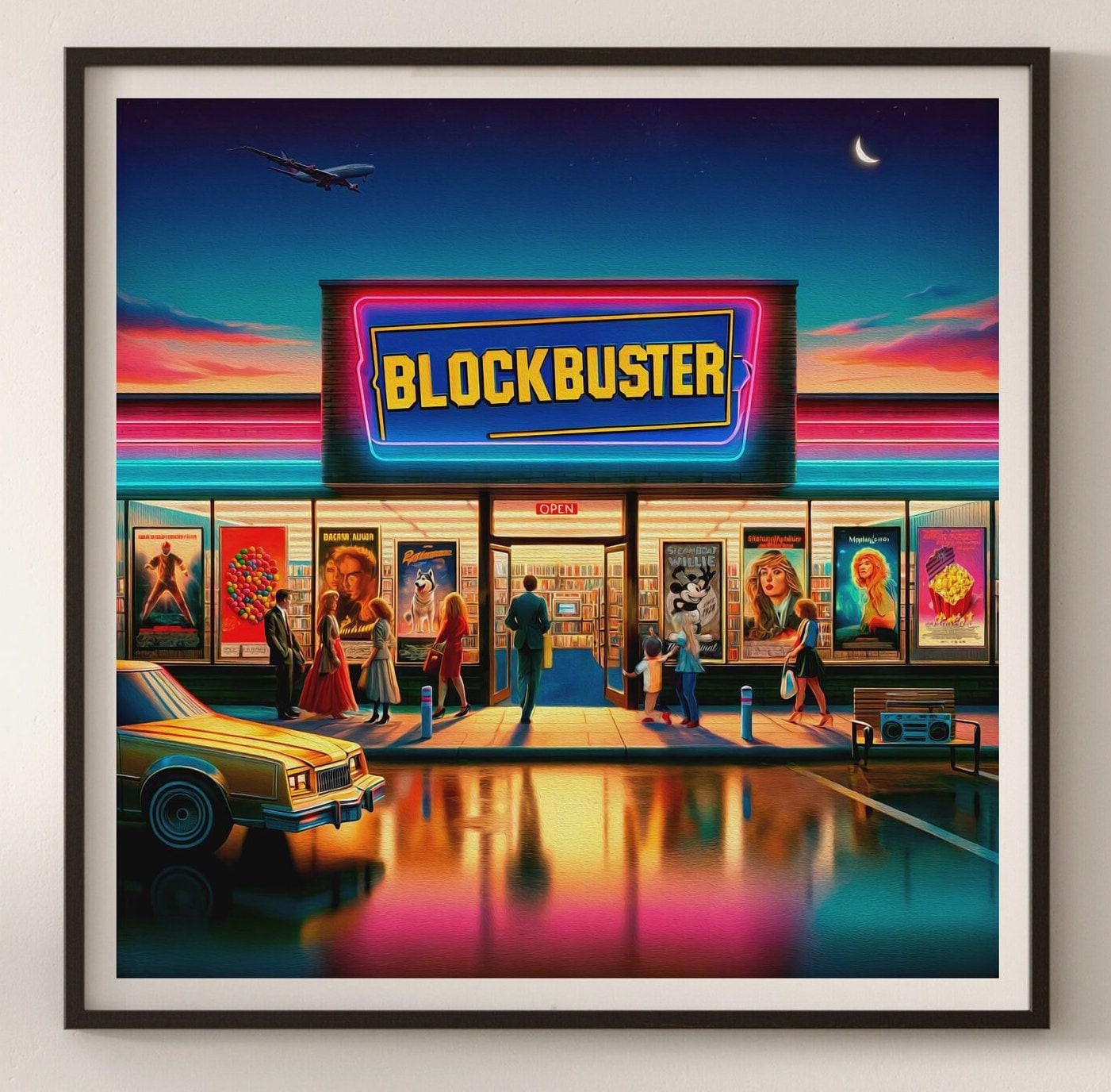 Blockbuster Movie Decor x Steamboat Willie Mickey | Poster