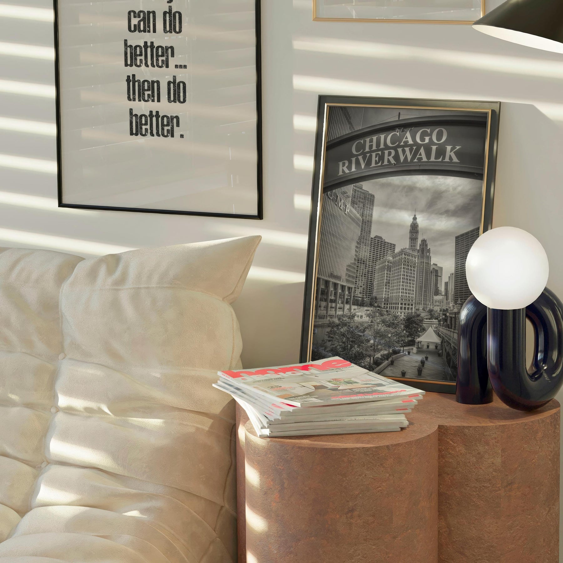 Chicago Riverwalk Vintage Photo | Poster