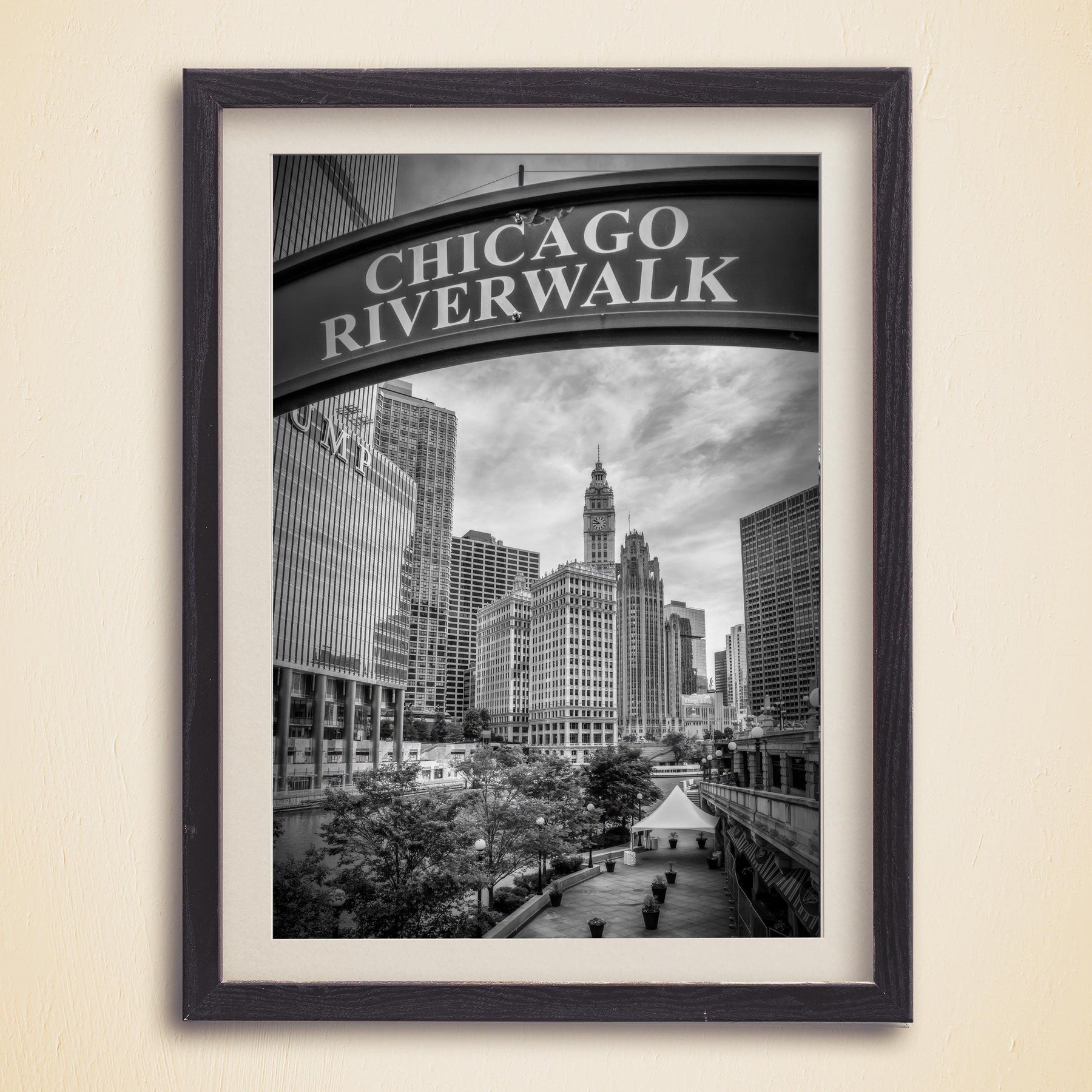 Chicago Riverwalk Vintage Photo | Poster