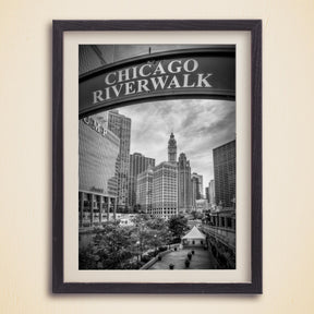 Chicago Riverwalk Vintage Photo | Poster