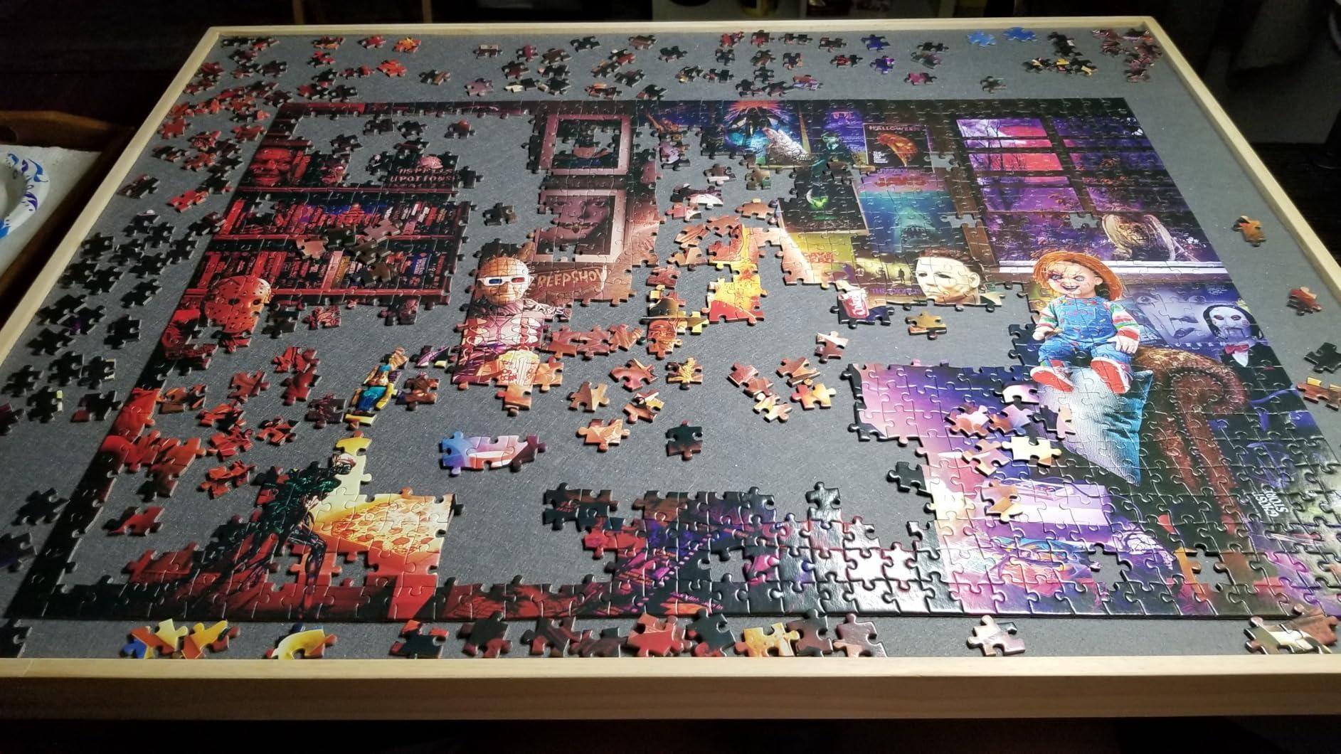Horror 1000-Piece Jigsaw, Halloween Movie Night, Michael Myers Gift, UNIQUE Movie Gift, Brain Teaser, Horror Board Game, 1000 Pieces Puzzle